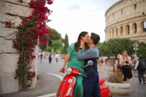 Rome: Guided Vespa Experience with Professional Photoshoot