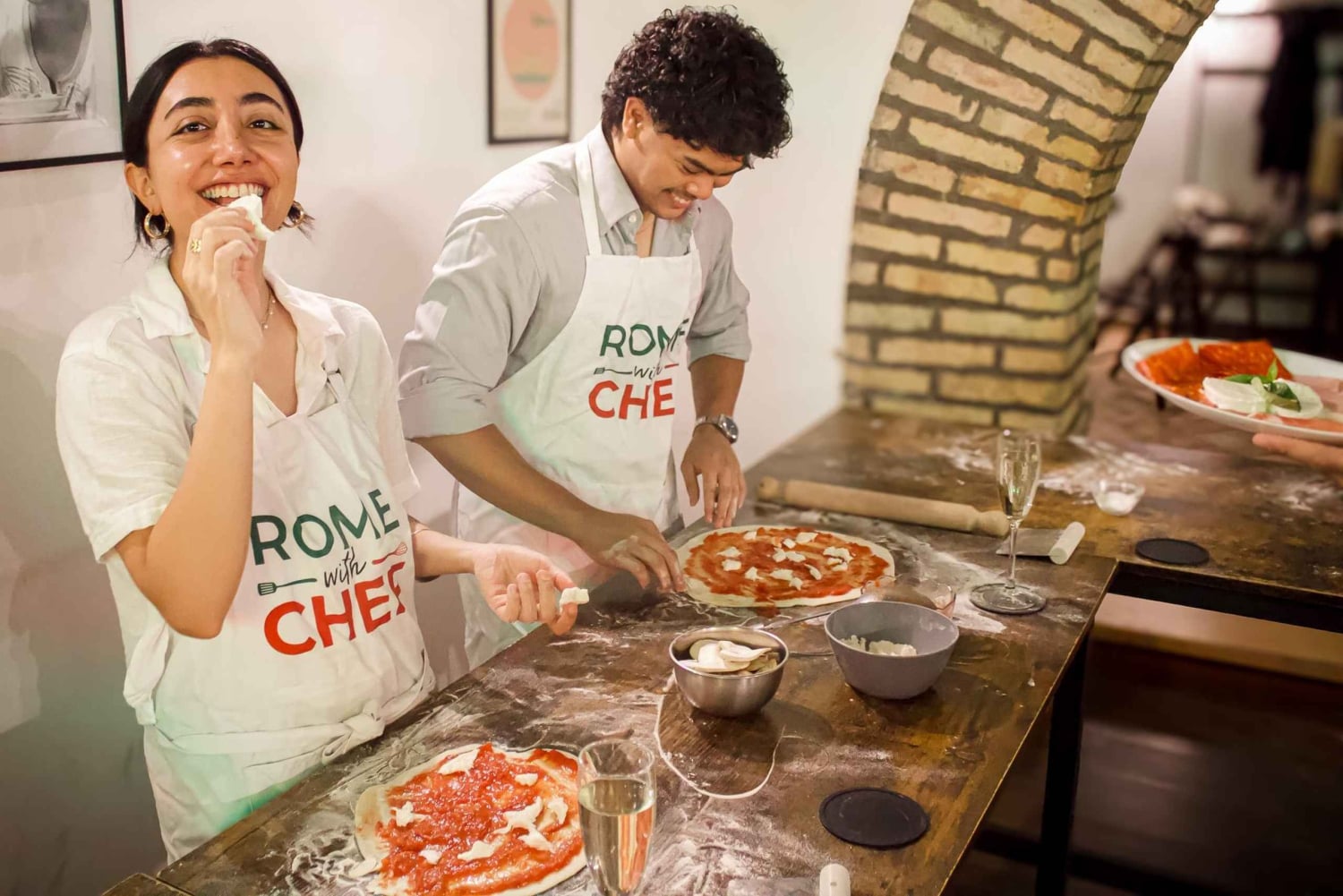 Rome: hands-on pizzabakles met Spritz-mixologie
