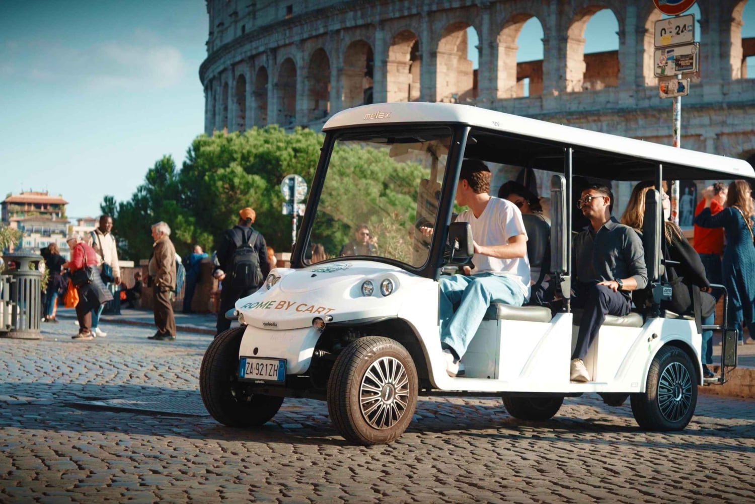 Główne atrakcje Rzymu i degustacja potraw – 3-godzinna wycieczka wózkiem golfowym