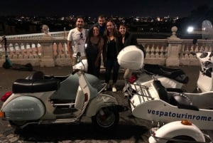 Rome: Highlights Vespa Sidecar Tour with Coffee and Gelato