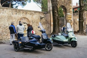 Roma: Tour in Vespa Sidecar con Caffè e Gelato
