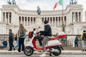 Rom: Højdepunkter Vespa Sidecar Tour med kaffe og gelato
