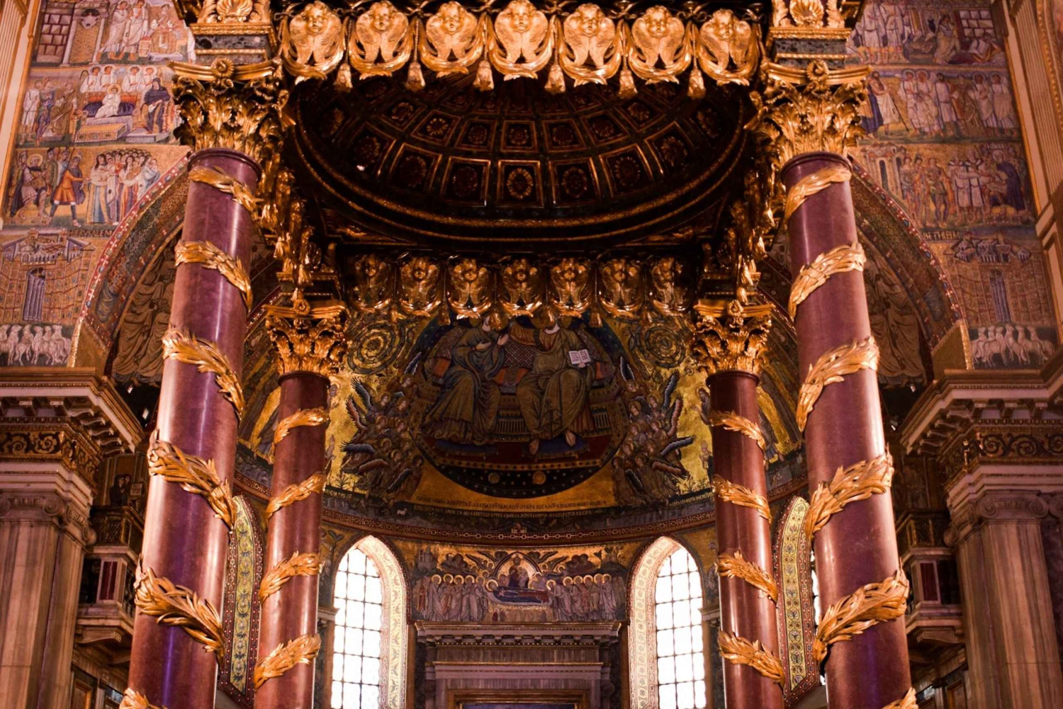 Rom: Guidad tur i de heliga påvliga jubileumsbasilikerna