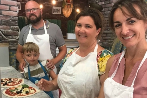 Rome: Pizza and Tiramisù Cooking Class with Glass of Wine