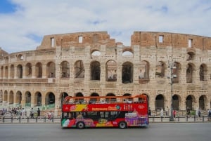 Rome: Hop-On Hop-Off Bus, Roman Forum & Colosseum Tour