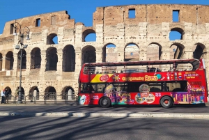Rome: Hop-on Hop-off Bus Tour and Colosseum Experience