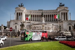 Roma: Billete de tour en autobús libre Hop-On Hop-Off