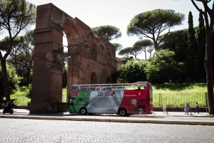 Roma: Billete de tour en autobús libre Hop-On Hop-Off