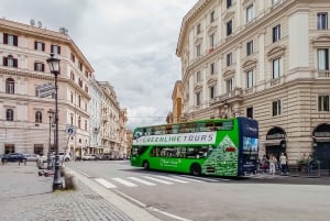 Roma: Hop-On Hop-Off Billete de autobús turístico panorámico abierto