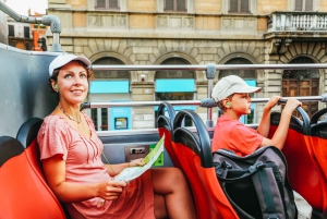 Roma: Hop-On Hop-Off Billete de autobús turístico panorámico abierto