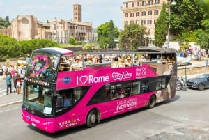 Roma: tour panoramico in autobus Hop-on Hop-off con audioguida