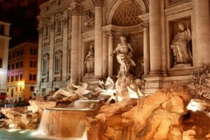 Rome: Illuminated Rome Tour for Kids with Gelato & Pizza