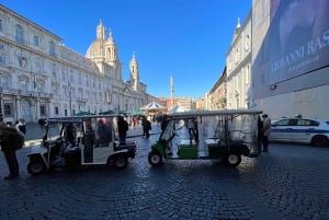 Roma: Tour della città imperiale in golf cart con trasferimento opzionale