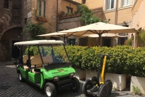 Roma: Tour della città imperiale in golf cart con trasferimento opzionale