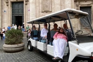 Roma: Tour de la ciudad imperial en carro de golf con traslado opcional