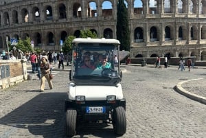 Roma: Tour de la ciudad imperial en carro de golf con traslado opcional