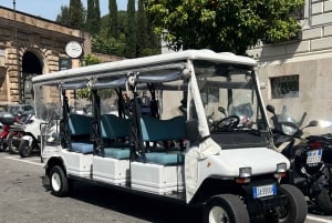Roma: Tour de la ciudad imperial en carro de golf con traslado opcional