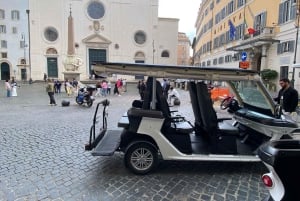 Roma: Tour de la ciudad imperial en carro de golf con traslado opcional
