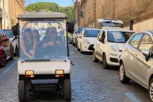 Roma: Tour de la ciudad imperial en carro de golf con traslado opcional
