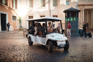 Rom in 3 Stunden mit privater Golf Cart Tour und Lebensmittelverkostung