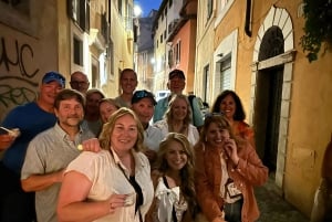 Rom: Jüdisches Ghetto und Campo de Fiori bei Nacht – Essens- und Weintour