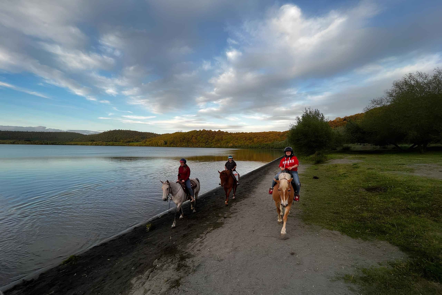 Roma: escursione a cavallo con guida sul Lago di Martignano