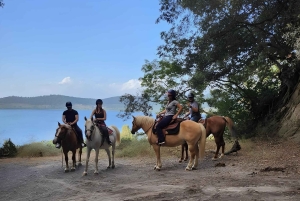 Roma: escursione a cavallo con guida sul Lago di Martignano