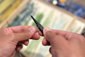 Rome : Atelier de bijoux en micromosaïque