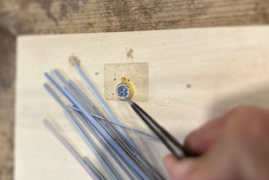 Rome : Atelier de bijoux en micromosaïque