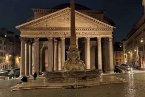 Roma: Tour serale in golf cart con cena italiana e gelato