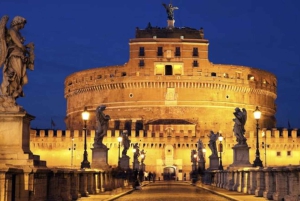 Roma: Tour serale in golf cart con cena italiana e gelato