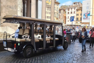 Roma: Tour serale della città in Golf Cart