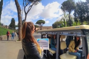 Roma: Tour serale della città in Golf Cart