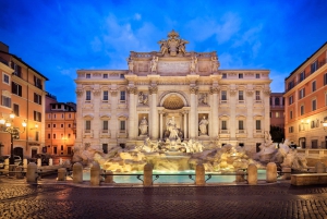 Rome : Visite privée nocturne à pied avec guide local