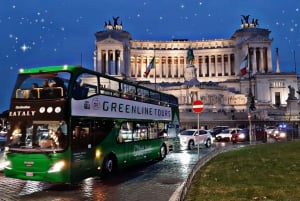 Rome: Nighttime Tour by Open-Top Bus