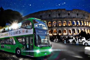 Rome: Nighttime Tour by Open-Top Bus