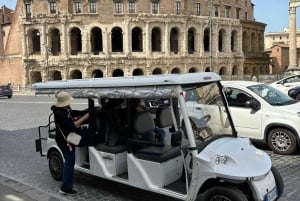 Rome: Fun Golf Cart Tour with Music and Gelato