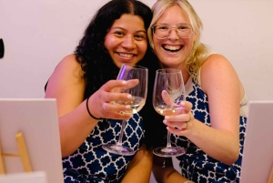 Rooma: Maalausluokka rajoittamattomalla viinillä