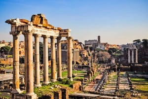 Roma: experiência do Fórum Romano no Monte Palatino e vídeo multimídia