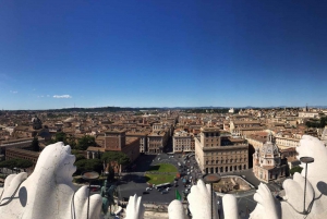 Rome: Panoramic Glass Elevator Ticket with Audio App