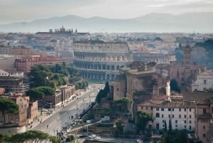 Rome: Panoramic Glass Elevator Ticket with Audio App