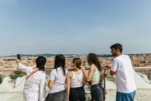 Roma: Biglietto panoramico per l'ascensore di vetro con app audio