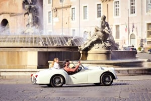 Rome Panoramic Tour by Vintage Cabrio Classic Car