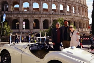 Rome Panoramic Tour by Vintage Cabrio Classic Car