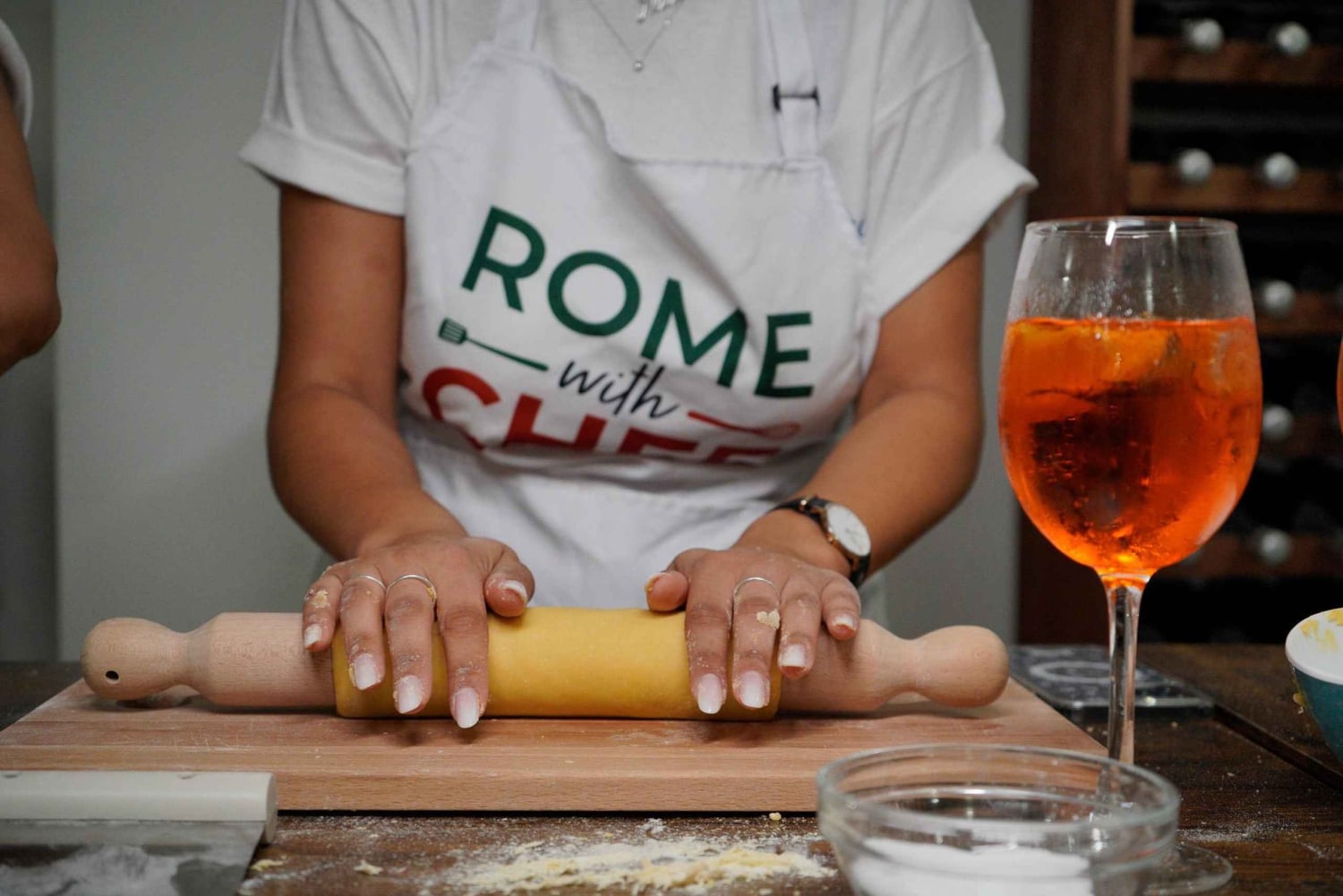 Rome: pasta maken kookles met 3 spritz cocktails