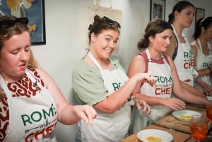 Rooma: Pastanvalmistuskurssi ja 3 spritz-cocktailia