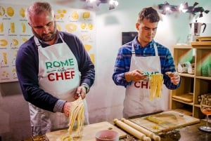 Rome: pasta maken kookles met 3 spritz cocktails