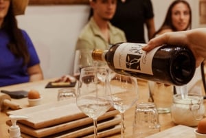 Roma: Elaboración de pasta con cata de vinos y cena en Frascati