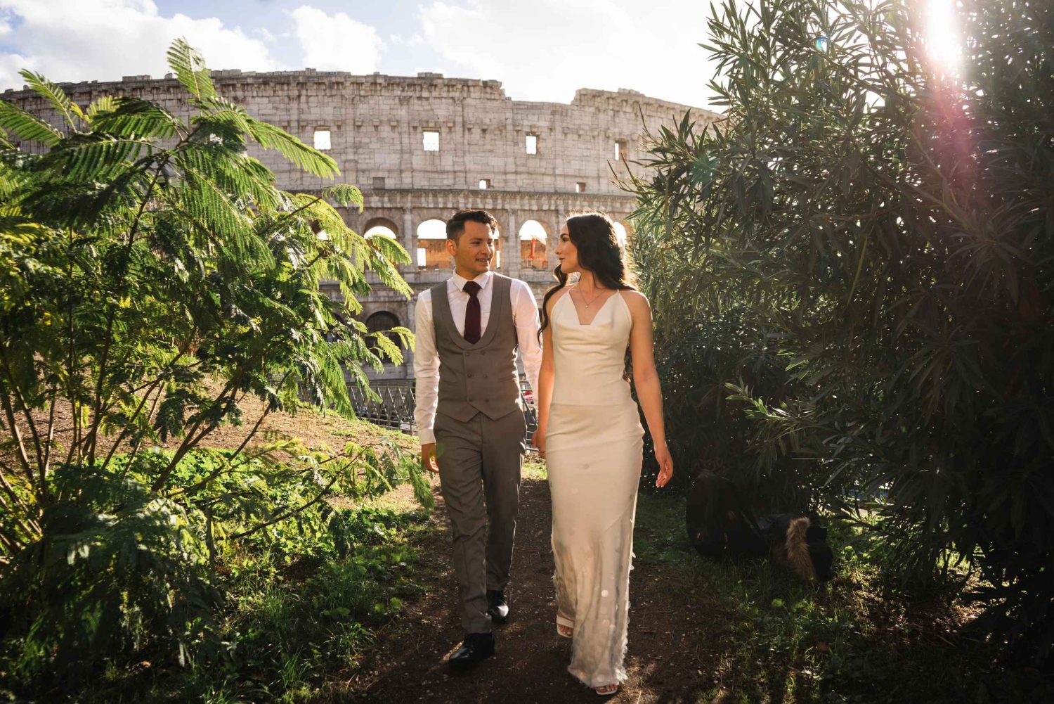 Rome: Gepersonaliseerde fotoshoot buiten het Colosseum