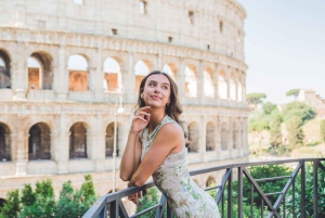 Rome: Gepersonaliseerde fotoshoot buiten het Colosseum